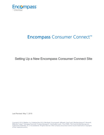 Setting Up A New Encompass Consumer Connect Site