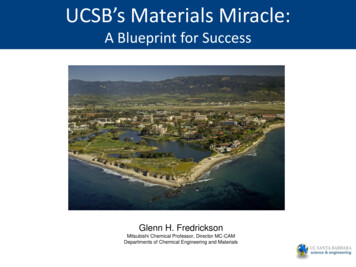 A Blueprint For Success - Mrl.ucsb.edu