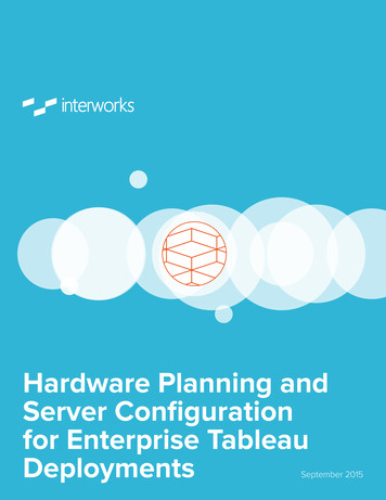 Hardware Planning And Server Configuration For Enterprise .