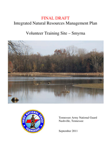 FINAL DRAFT Integrated Natural Resources Management Plan .