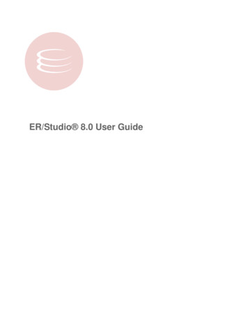 ER/Studio 8.0 User Guide - Embarcadero/IDERA