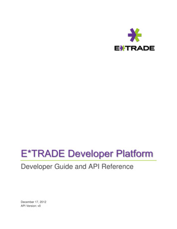 E*TRADE Developer Platform - Cdn.etrade 