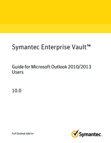 Symantec Enterprise Vault - McGill University