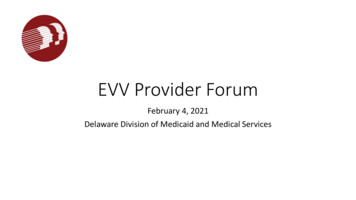 EVV Provider Forum