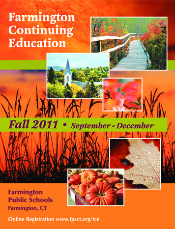 Farmington Continuing Education - LERN Tools