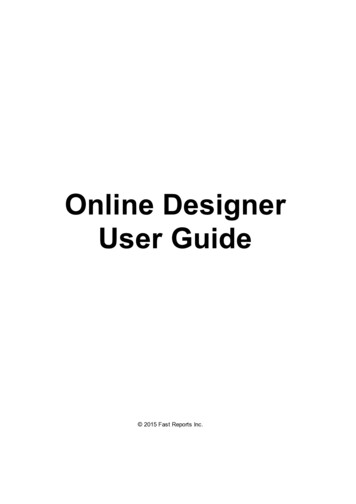 Online Designer User Guide - FastReport