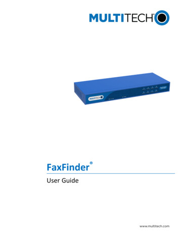 Fax Finder User Guide - UNA
