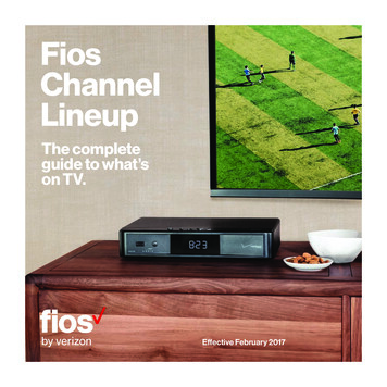Fios Channel Lineup - Hershey’s Mill