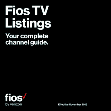 Fios TV 1017190mr Listings - Groton, MA
