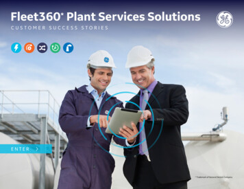 Fleet360 Plant Services Solutions - GE