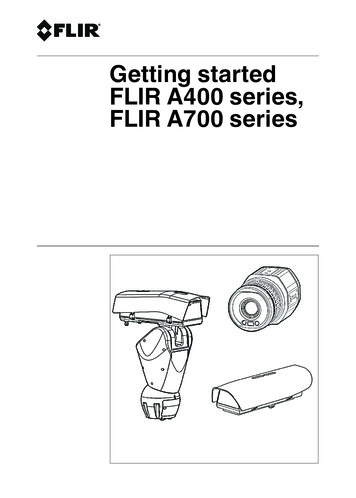 Getting Started FLIR A400 Series, FLIR A700 Series