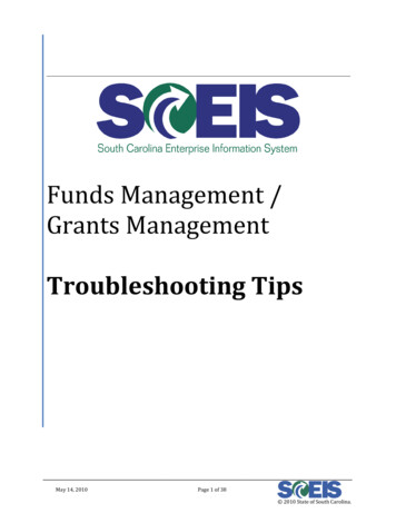 Funds Management / Grants Management