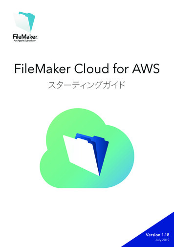 FileMaker Cloud For AWS
