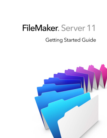 FileMaker Server 11 - EMS Solutions
