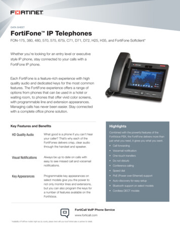 DAT T FortiFone IP Telephones