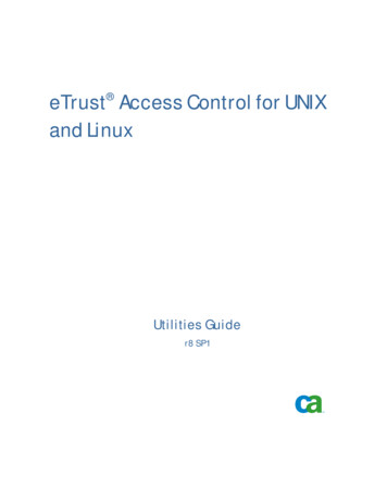 ETrust Access Control For UNIX And Linux Utilities Guide