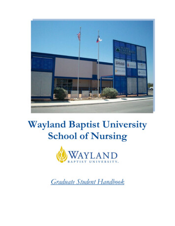 Wayland Baptist University School Of Nursing