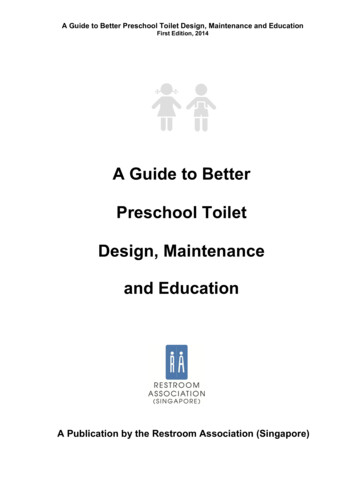 A Guide To Better Preschool Toilet Design, Maintenance .