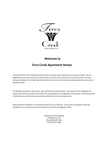 Welcome To Terra Creek Apartment Homes