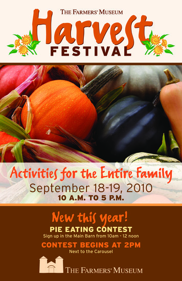 Activities For The Entire Family - The Farmers Museum