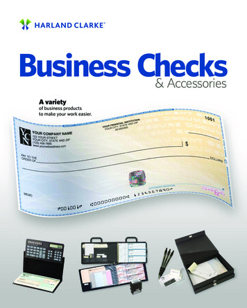 Business Checks - Harland Clarke