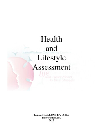 Health And Lifestyle Assessment - InnerWisdom
