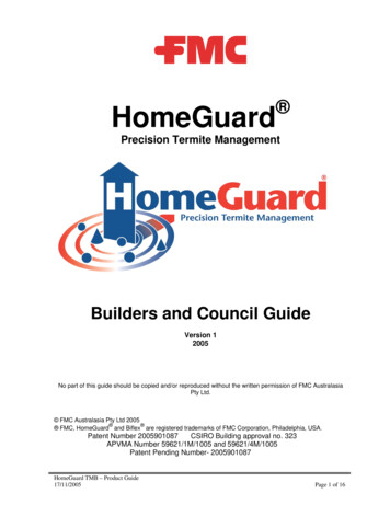Builders HomeGuard Manual - Exopest