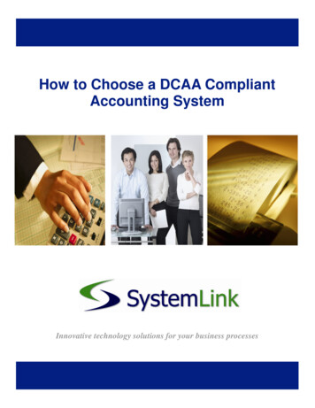 How To Choose A DCAA Compliant Accounting System