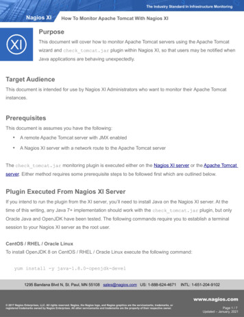 How To Monitor Apache Tomcat With Nagios XI