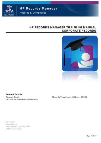 HP Records Manager