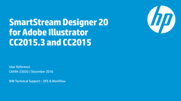 HP SmartStream Designer For Adobe Illustrator CC 2015