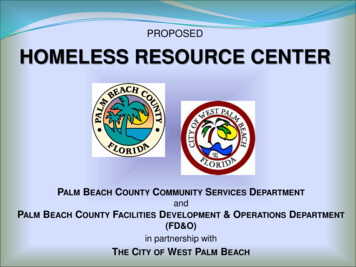 PROPOSED HOMELESS RESOURCE CENTER