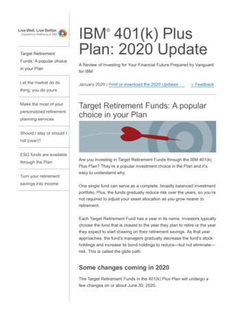 IBM 401(k) Plus Plan: 2020 Update