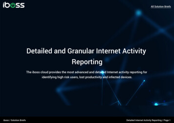 Detailed Internet Activity Reporting - Iboss