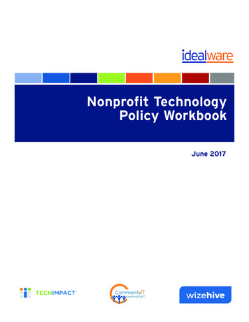 Nonprofit Technology Policy Workbook - Idealware 