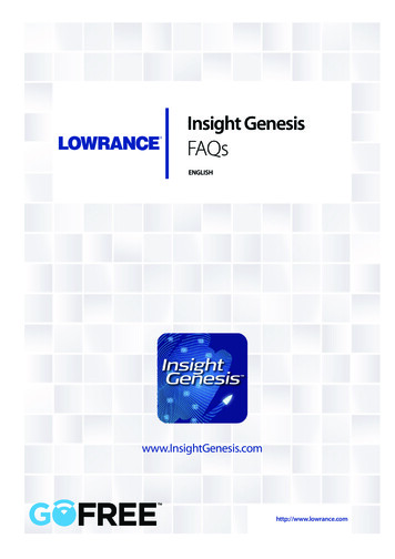 Insight Genesis FAQs - GoFree Marine