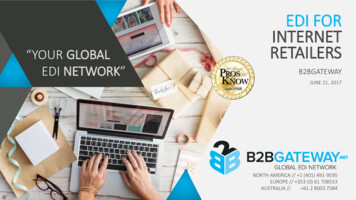 EDI FOR INTERNET RETAILERS - B2BGateway 