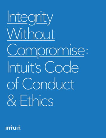 Integrity Without Compromise Intuits Code Of Conduct