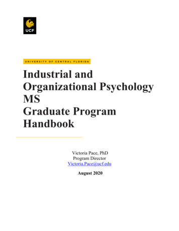 Industrial And Organizational Psychology MS Graduate .