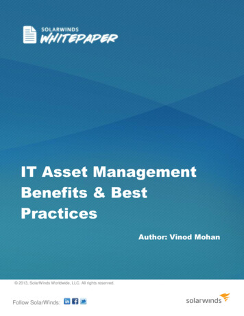 IT Asset Management Benefits & Best Practices