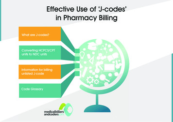 Effective Use Of ‘J-codes’ In Pharmacy Billing
