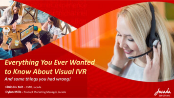 Everything You Ever Wanted To Know About Visual IVR