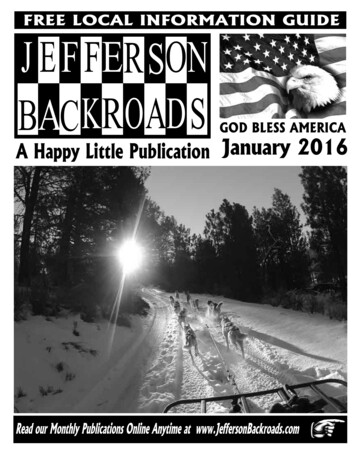 FREE LOCAL INFORMATION GUIDE EFERSON ACKROADS