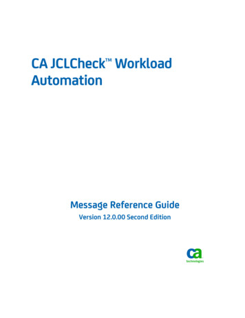 CA JCLCheck Workload Automation