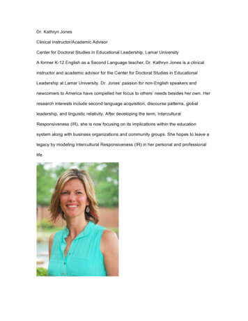 Dr. Kathryn Jones - University Of Phoenix