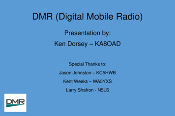 DMR (Digital Mobile Radio)