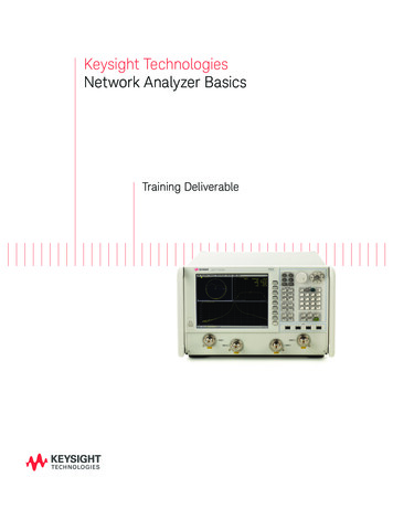 Keysight Technologies Network Analyzer Basics