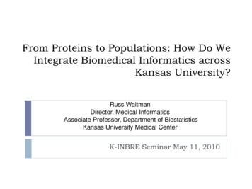 From Proteins To Populations: How Do We Integrate .