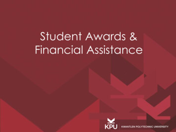 Student Awards & Financial Assistance