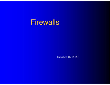 Firewalls - University Of Southern California